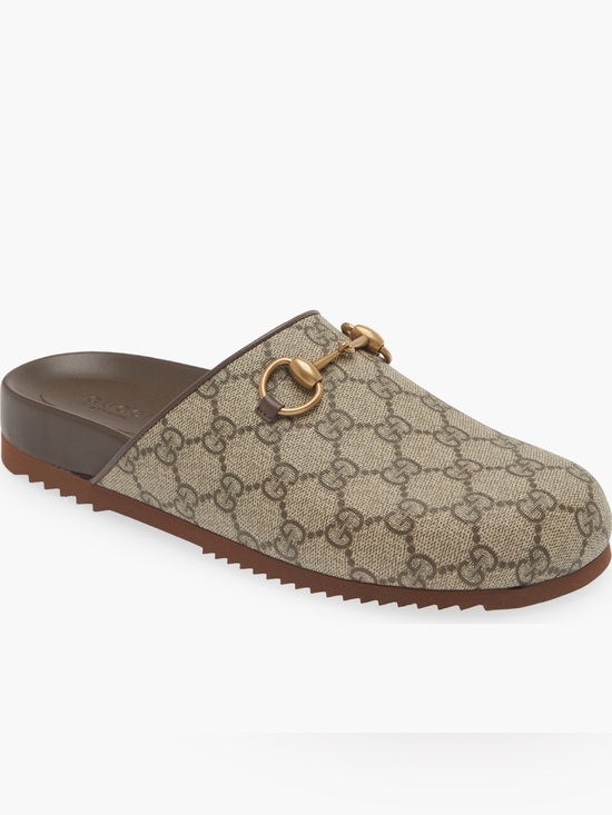 Gucci Shoes - Gucci Sol GG Canvas Clog NWT